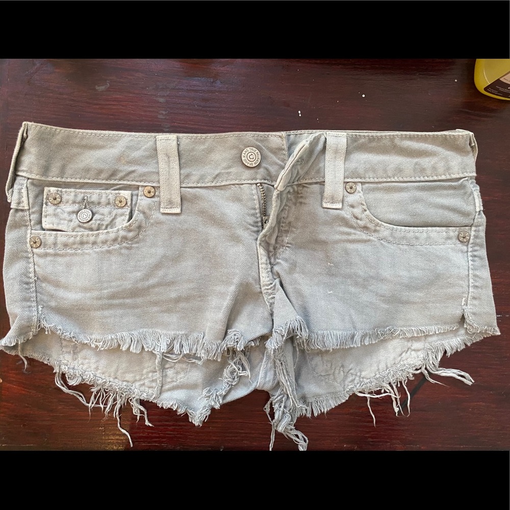 True religions Shorts gray